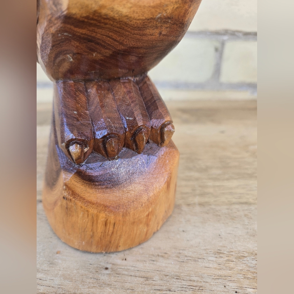 Vintage Owl Carving - Picture 6 of 9